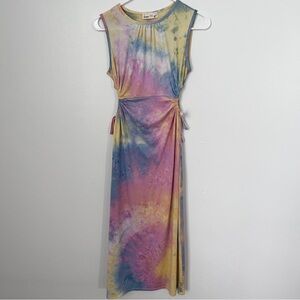 Dream Girl Sleeveless Tie-Dye Maxi Dress